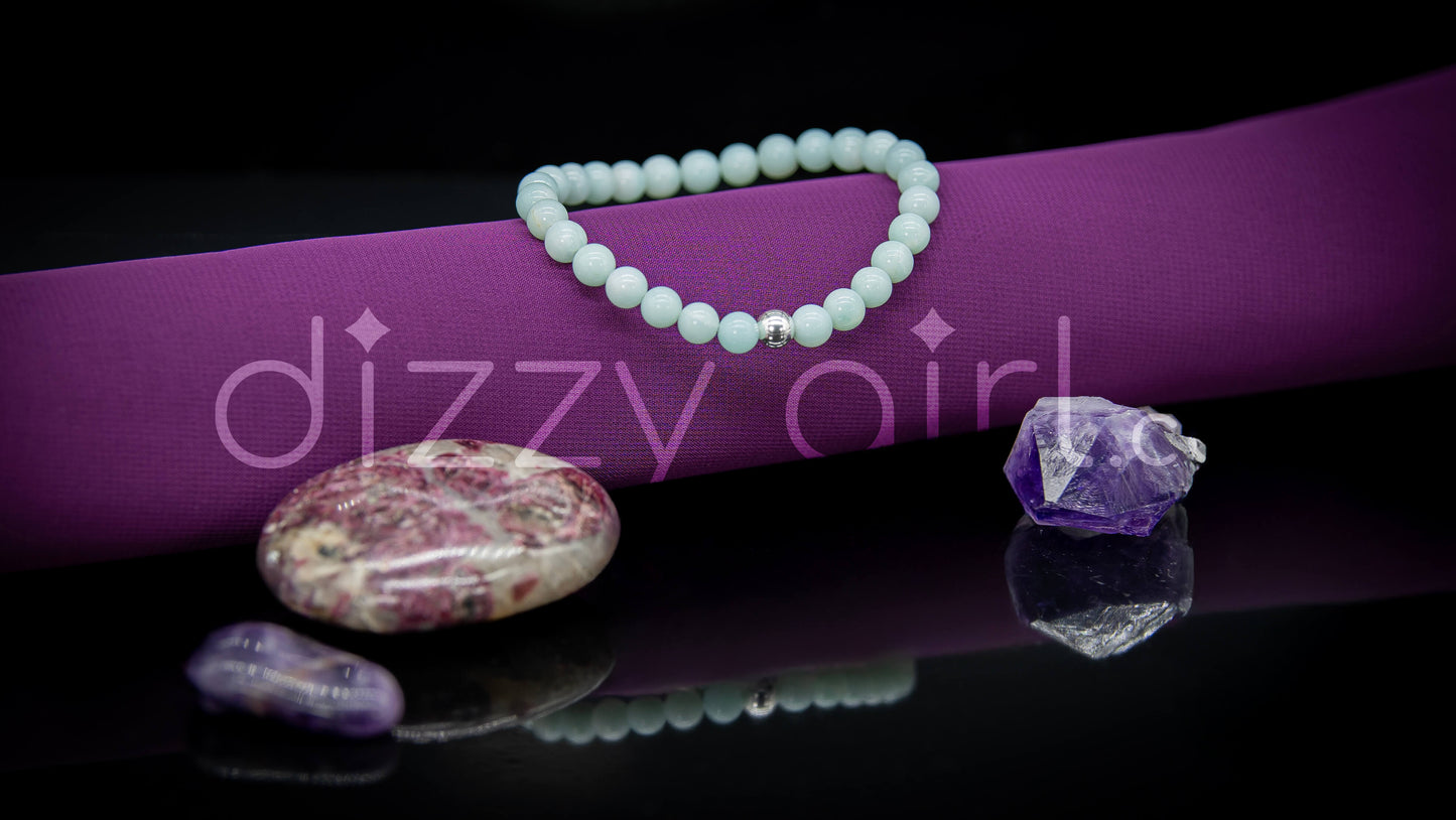 Amazonite with Sterling Silver Accent