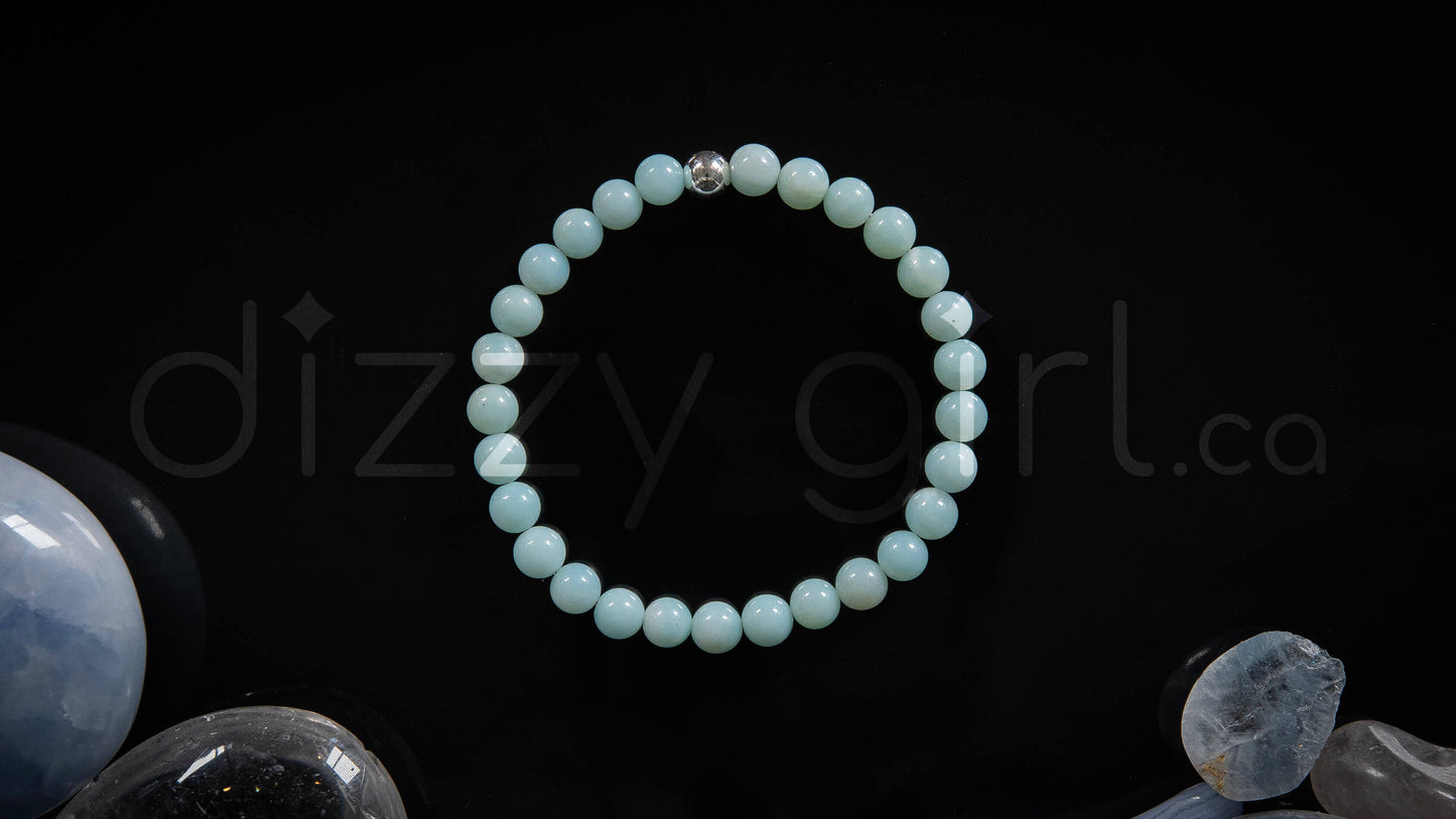 Amazonite with Sterling Silver Accent
