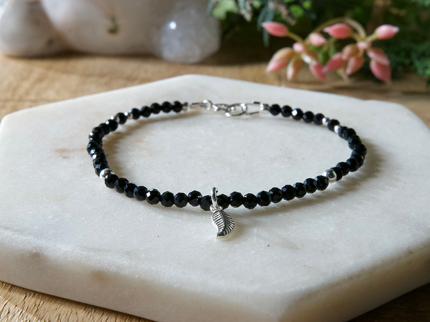 Genuine Natural Birthstone Gemstone Bracelet - Handcrafted Custom Jewelry - Choice of 24+ Stones