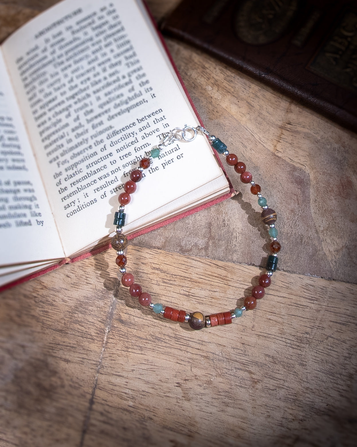 The Equinox (Gemstone bracelet with Sterling Silver detail)