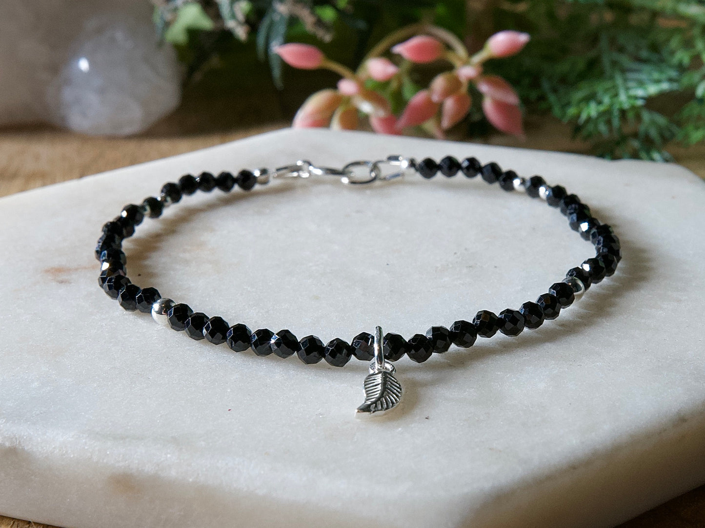 Genuine Natural Birthstone Gemstone Bracelet - Handcrafted Custom Jewelry - Choice of 24+ Stones