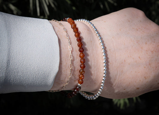 Spessartine Garnet Bracelet