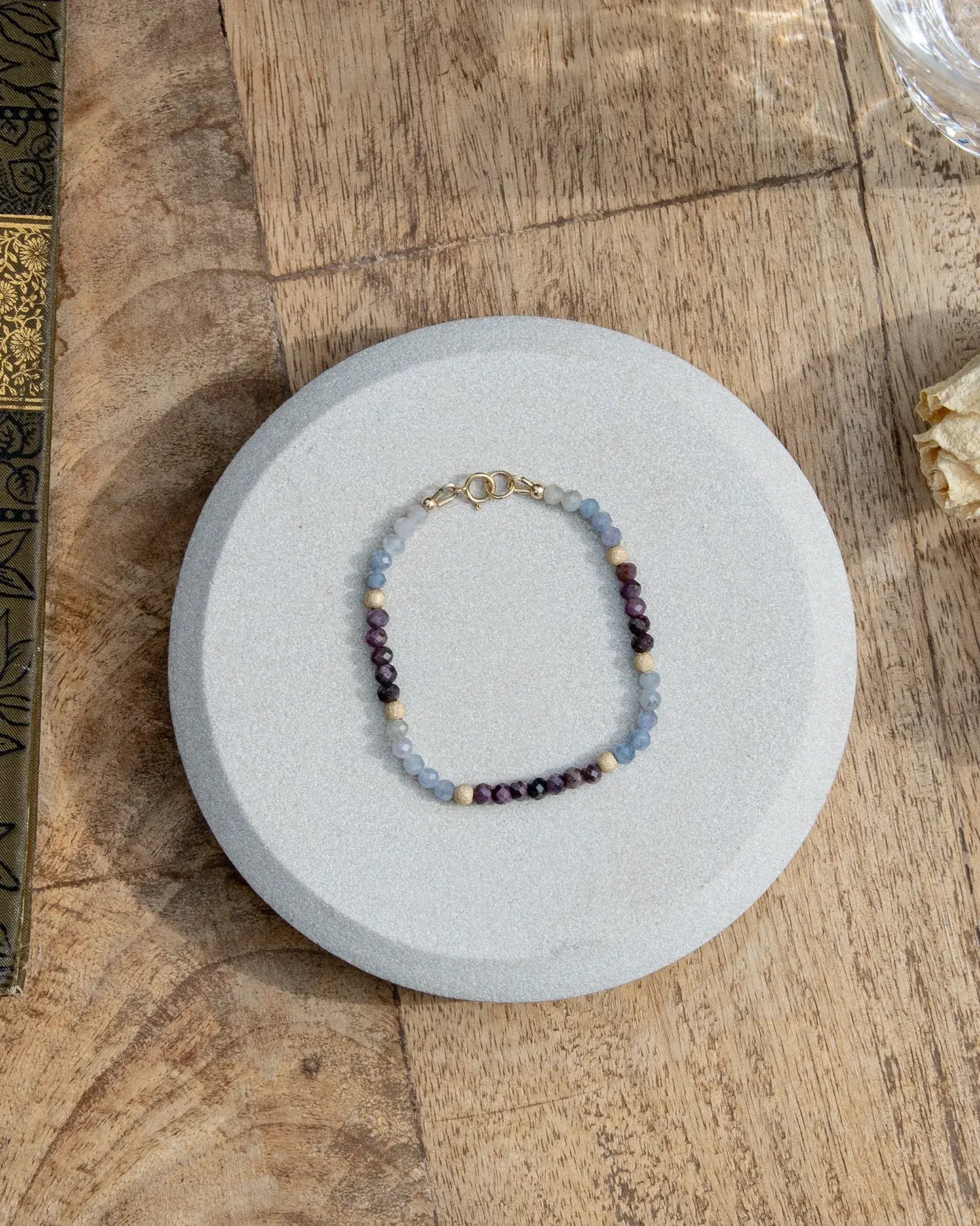 Canadian Sapphire Faceted Bracelet - 14k Gold-Filled