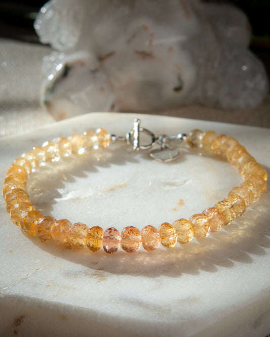 Imperial Topaz Bracelet - Sterling Silver