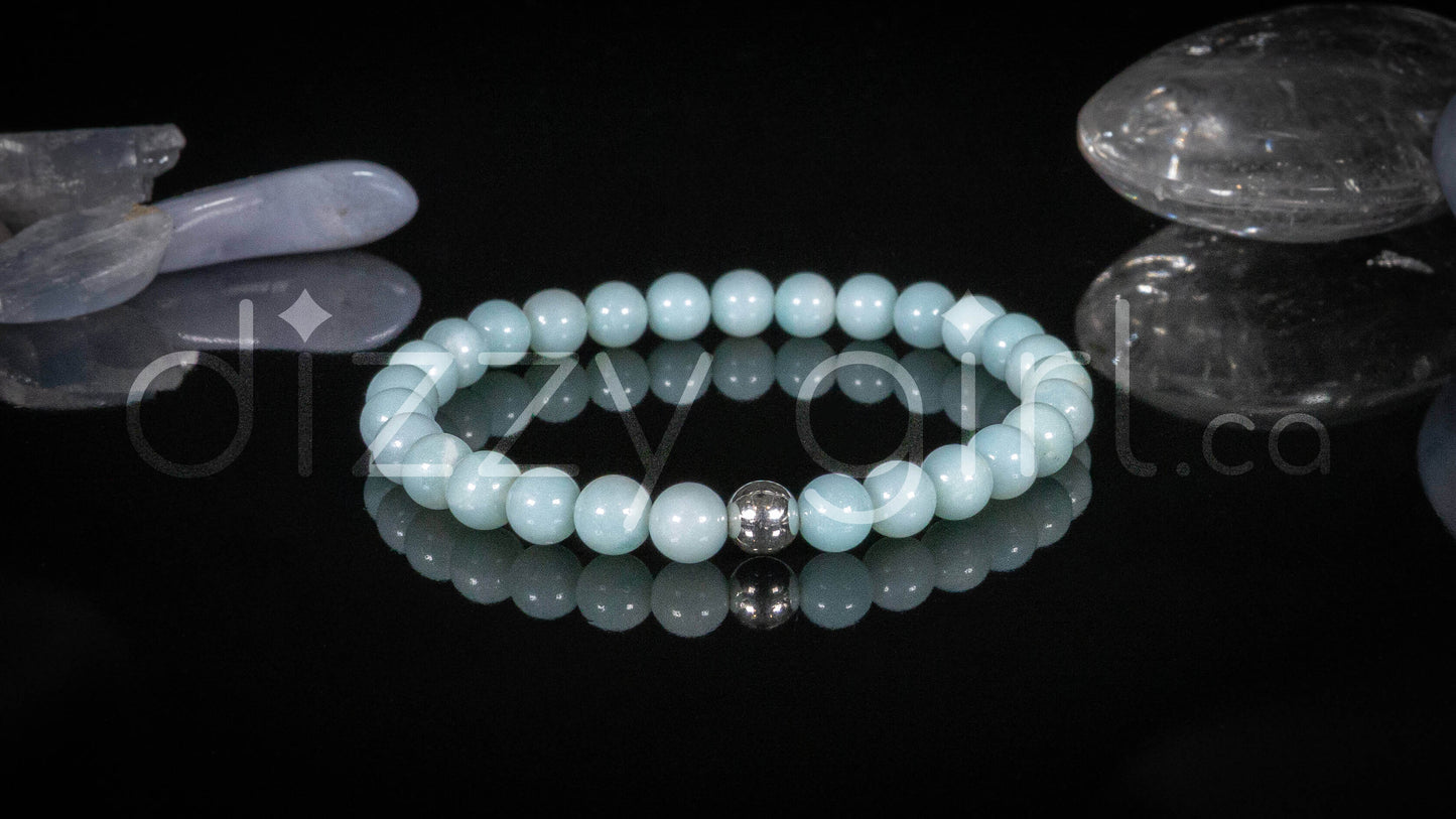 Amazonite with Sterling Silver Accent
