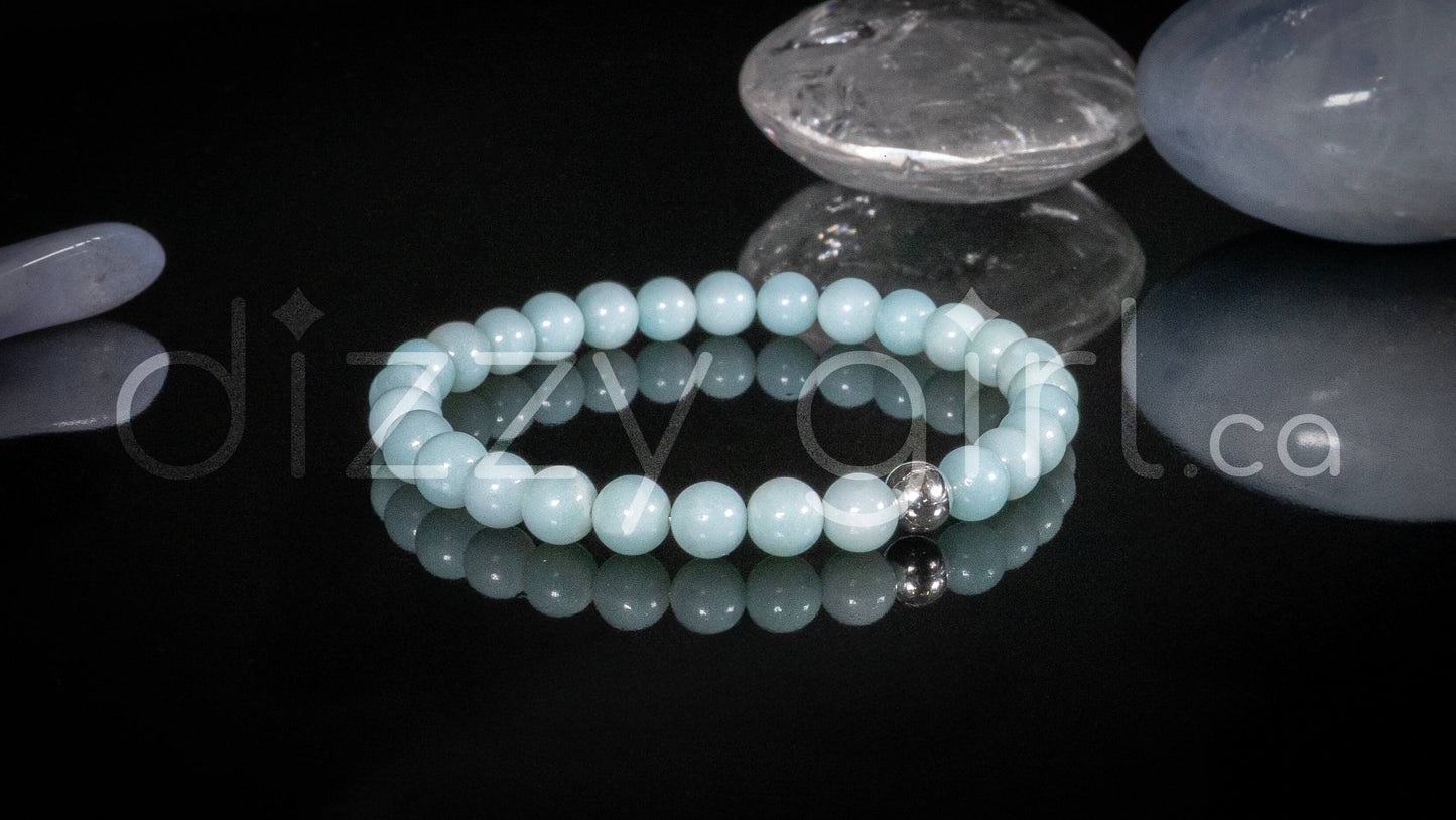 Amazonite with Sterling Silver Accent