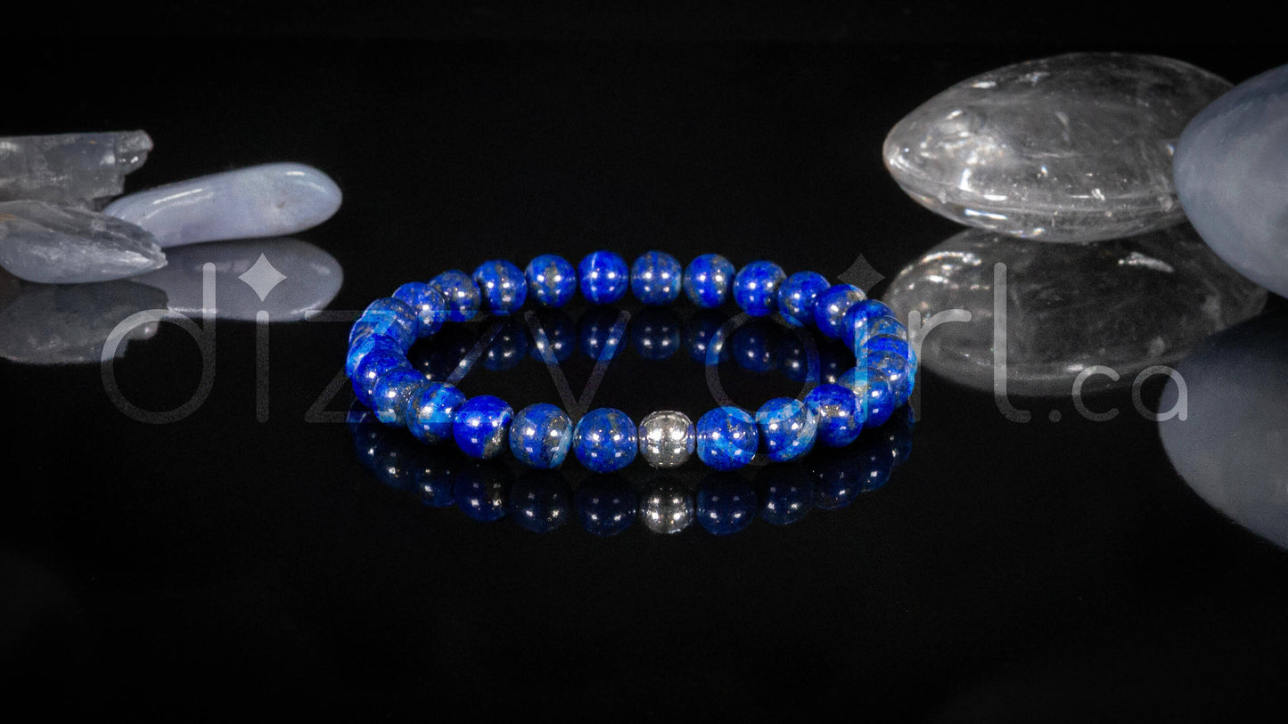 A+ Lapis Lazuli with Sterling Silver Accent
