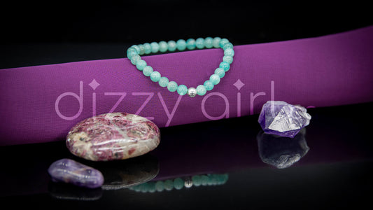 Peruvian Amazonite with Sterling Silver Accent