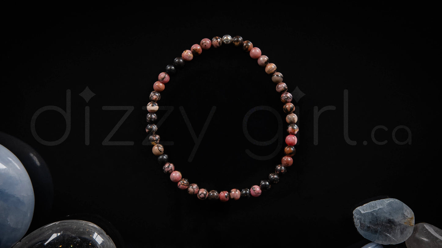Rhodonite with Sterling Silver Accent