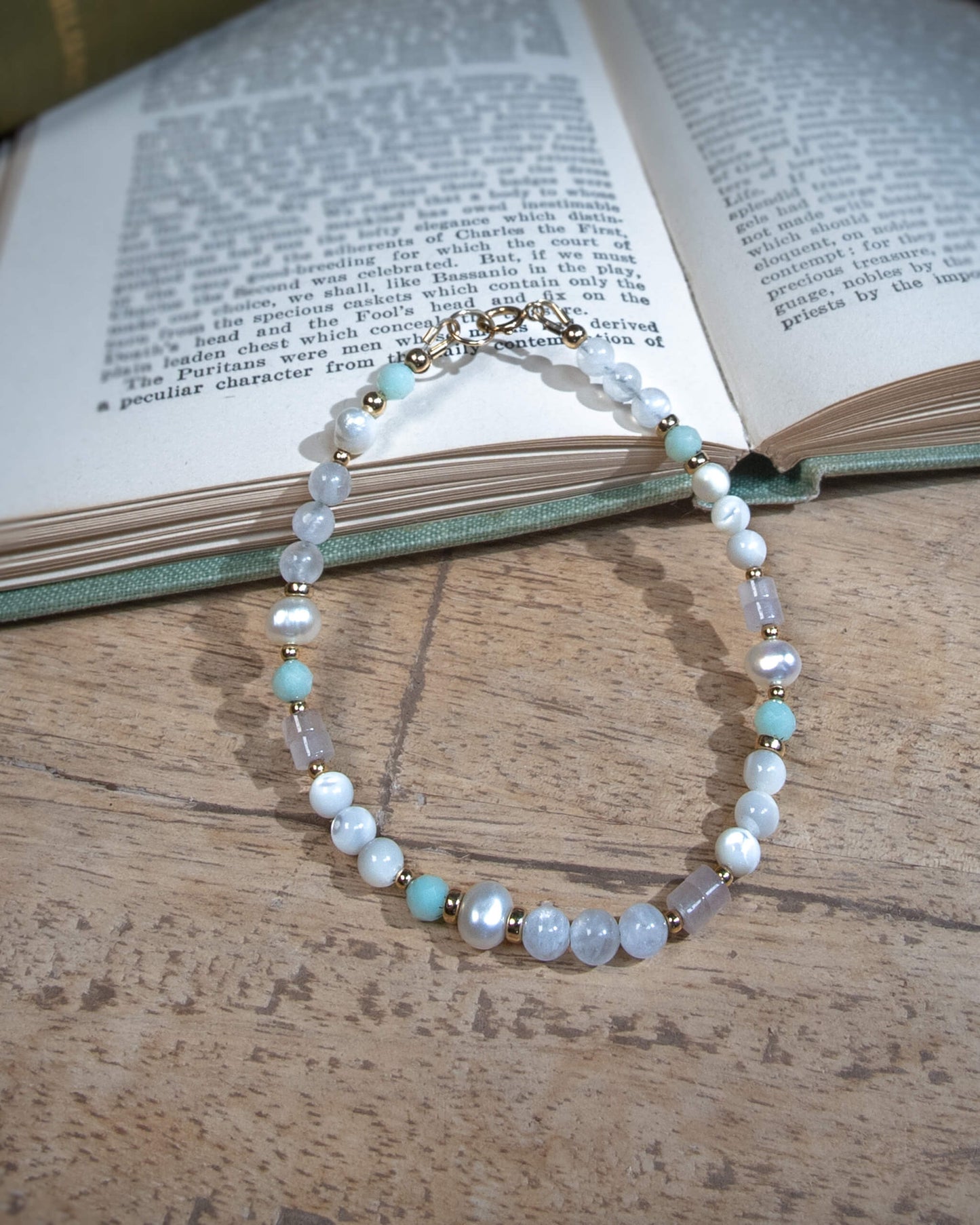 'The Lunaria' | Mixed Gemstone Bracelet