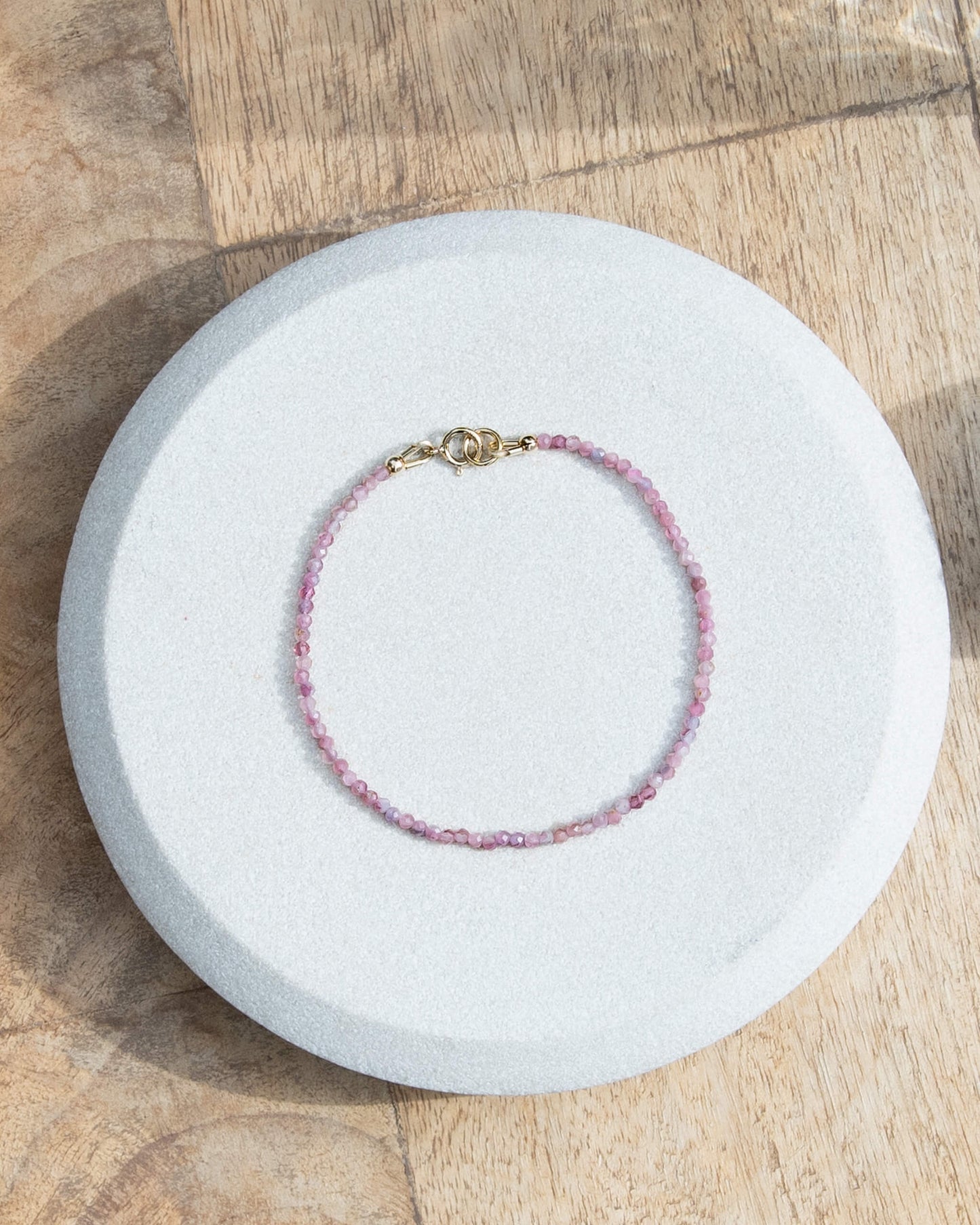 Pink Tourmaline Bracelet