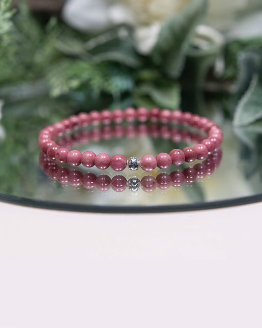 Pink Rhodonite Bracelet