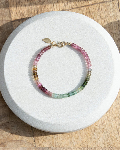 Watermelon Tourmaline Bracelet
