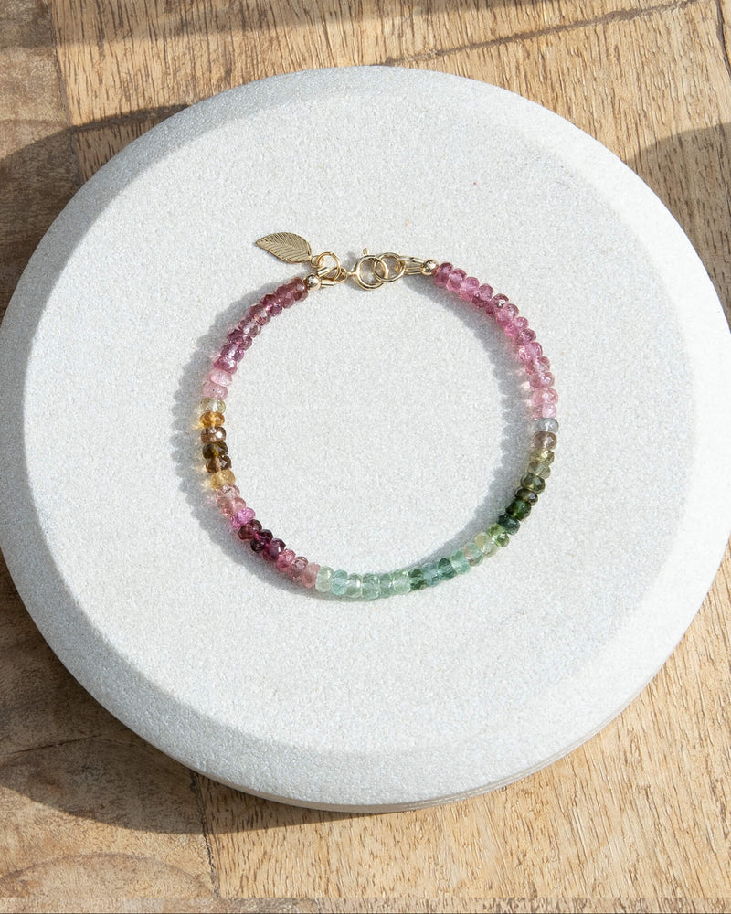 Watermelon Tourmaline Bracelet